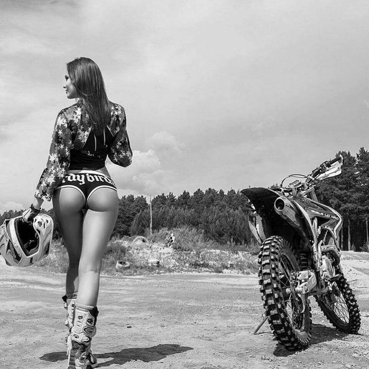 Beautiful girls and motorcycles in Depok